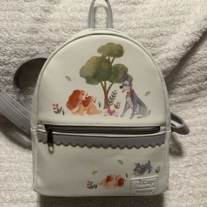 Disney Loungefly Lady and the Tramp Mini Backpack